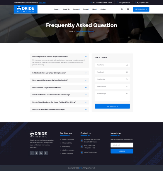 Faq Page