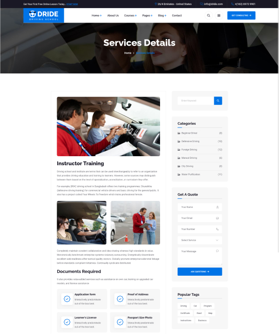 Service Details