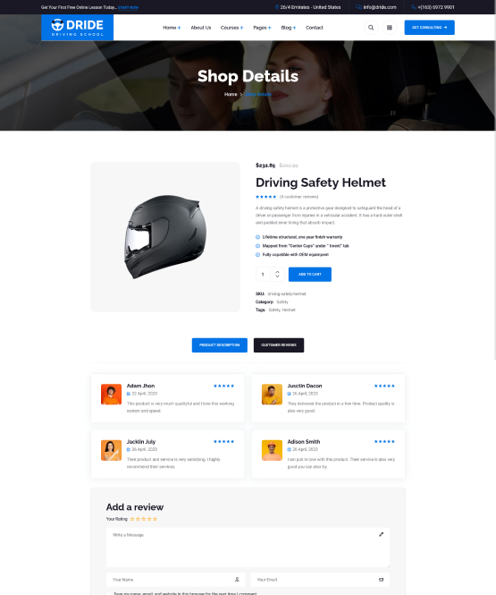 Shop Details