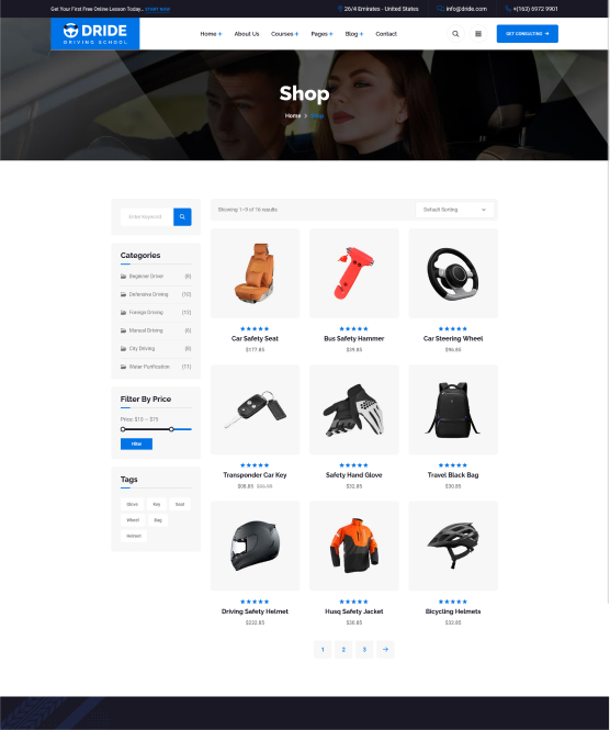Shop Page