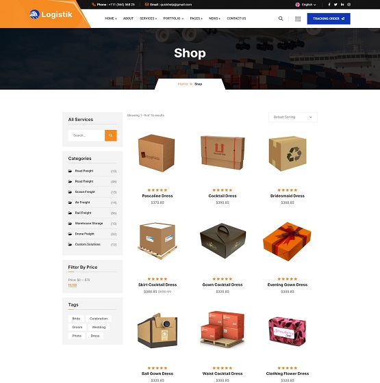 Shop Page