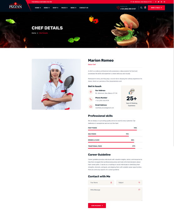 Chef Details