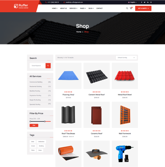 Shop Page