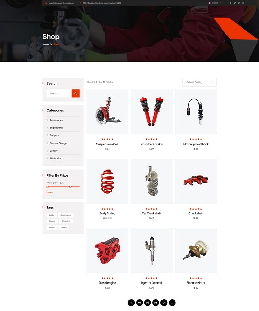 Shop Page