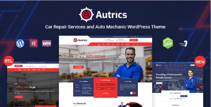 Autrics - Car Services and Auto Mechanic WordPress Theme