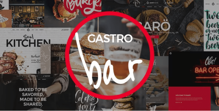 GastroBar - Theme for Fast Food Restaurants and Bars