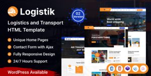 Logistik - Transport & Logistics HTML Template