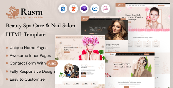 Rasm – Beauty Spa Care & Nail Salon HTML Template
