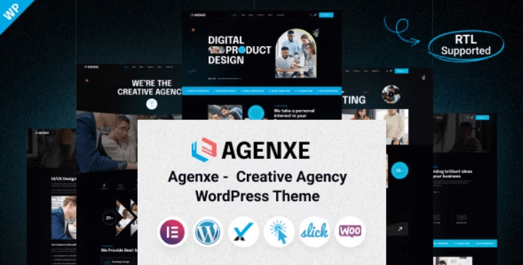 Agenx – Creative Agency WordPress Theme