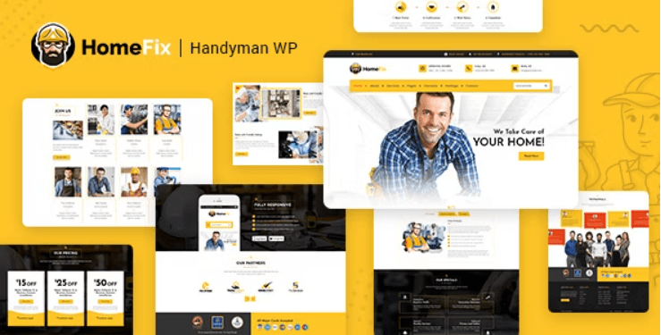 Home Fix -Handyman .Maintenance Services Theme