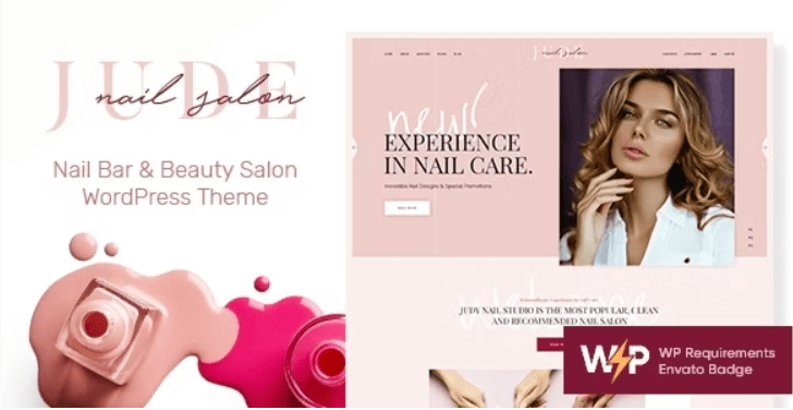 Nail Bar & Beauty Salon WordPress Theme