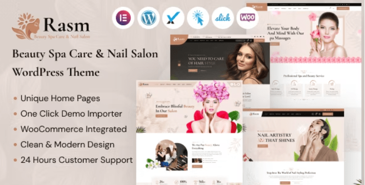 Beauty Spa Care & Nail Salon WordPress Theme