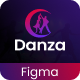 Danza – Dancing School and Ballet Studio Figma Template